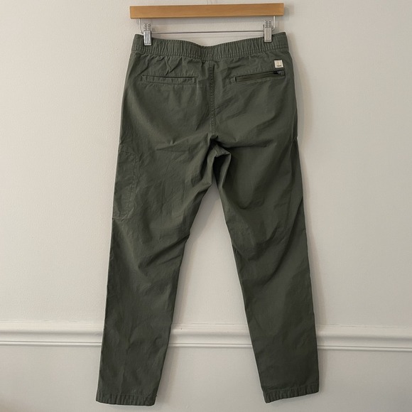 Vuori Womens Ripstop Pants Army Green Size S Organic Cotton Athlesiure Gorpcore - Picture 3 of 12